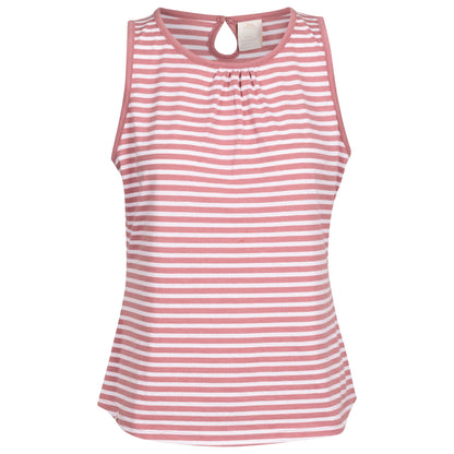 Light Mulberry - Front - Trespass Womens-Ladies Kelly Stripe Vest Top