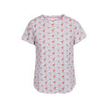 White - Front - Trespass Womens-Ladies Cara Flamingo Casual Top