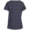 Navy - Back - Trespass Womens-Ladies Simona Floral Casual Top
