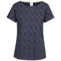 Navy - Front - Trespass Womens-Ladies Simona Floral Casual Top