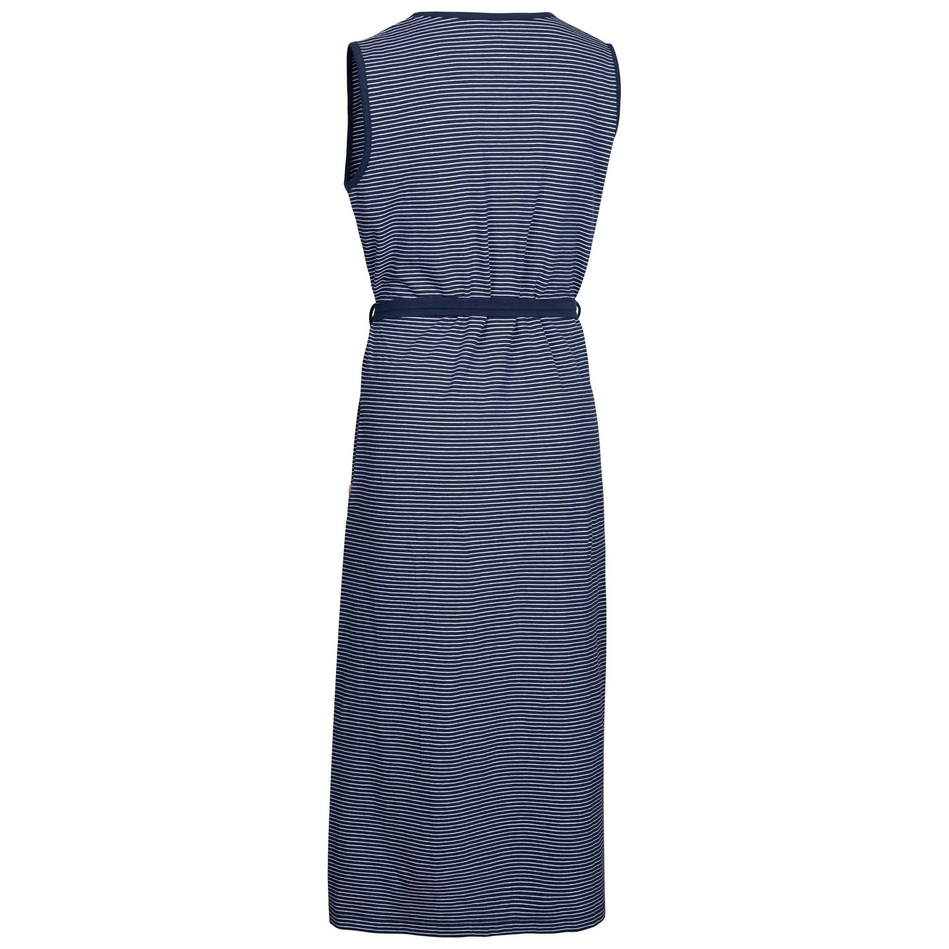 Navy - Back - Trespass Womens-Ladies Loretta Striped Casual Dress