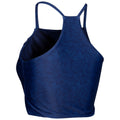 Blue - Back - Trespass Womens-Ladies Harlow Palm Leaf Swim Top