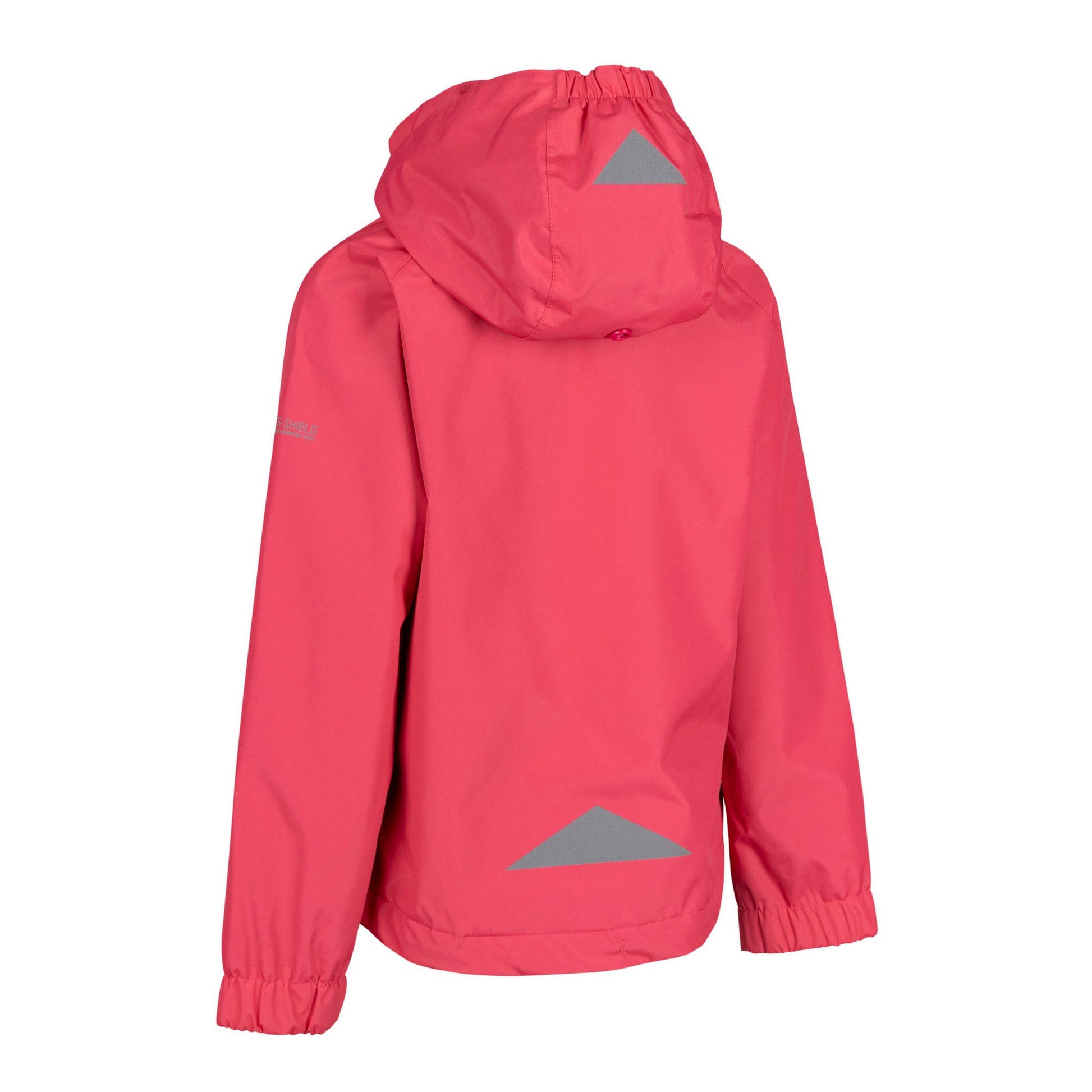 Strawberry - Back - Trespass Girls Flexie TP50 Waterproof Jacket