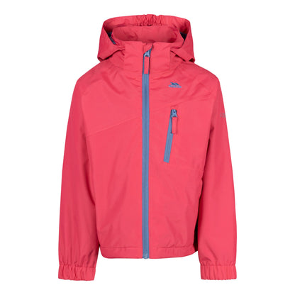 Strawberry - Front - Trespass Girls Flexie TP50 Waterproof Jacket