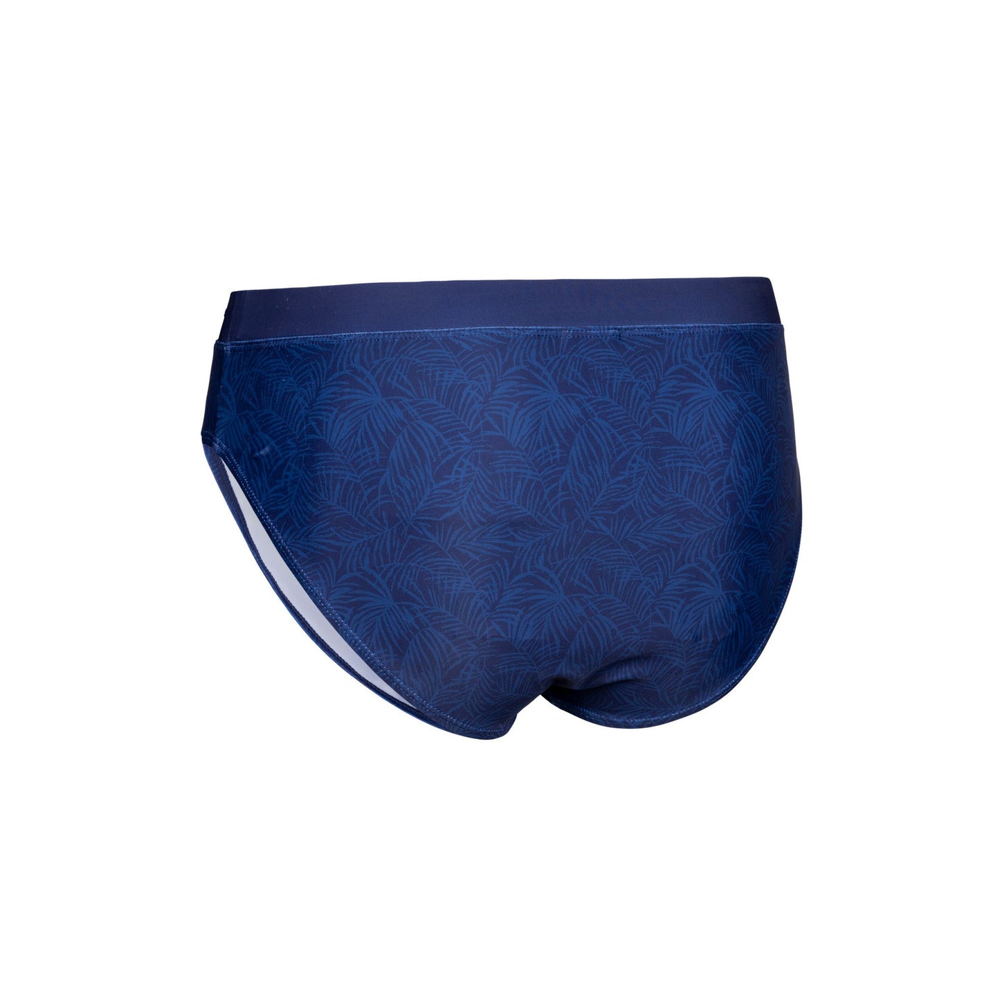 Navy - Back - Trespass Womens-Ladies Tina Palm Leaf Bikini Bottoms