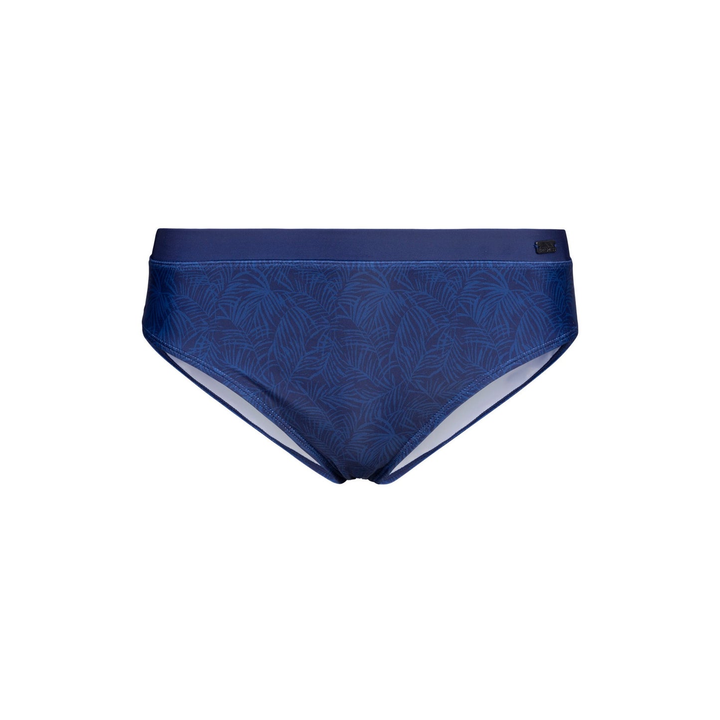 Navy - Front - Trespass Womens-Ladies Tina Palm Leaf Bikini Bottoms