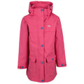 Strawberry - Front - Trespass Girls Fairly TP50 Waterproof Jacket
