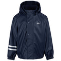 Navy - Front - Trespass Childrens-Kids Daire TP50 Waterproof Jacket
