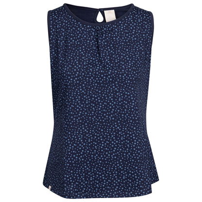 Navy - Front - Trespass Womens-Ladies Kelly Spotted Vest Top