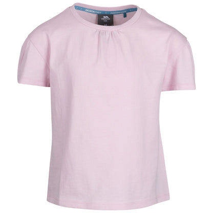 Pale Pink - Front - Trespass Girls Mellow T-Shirt