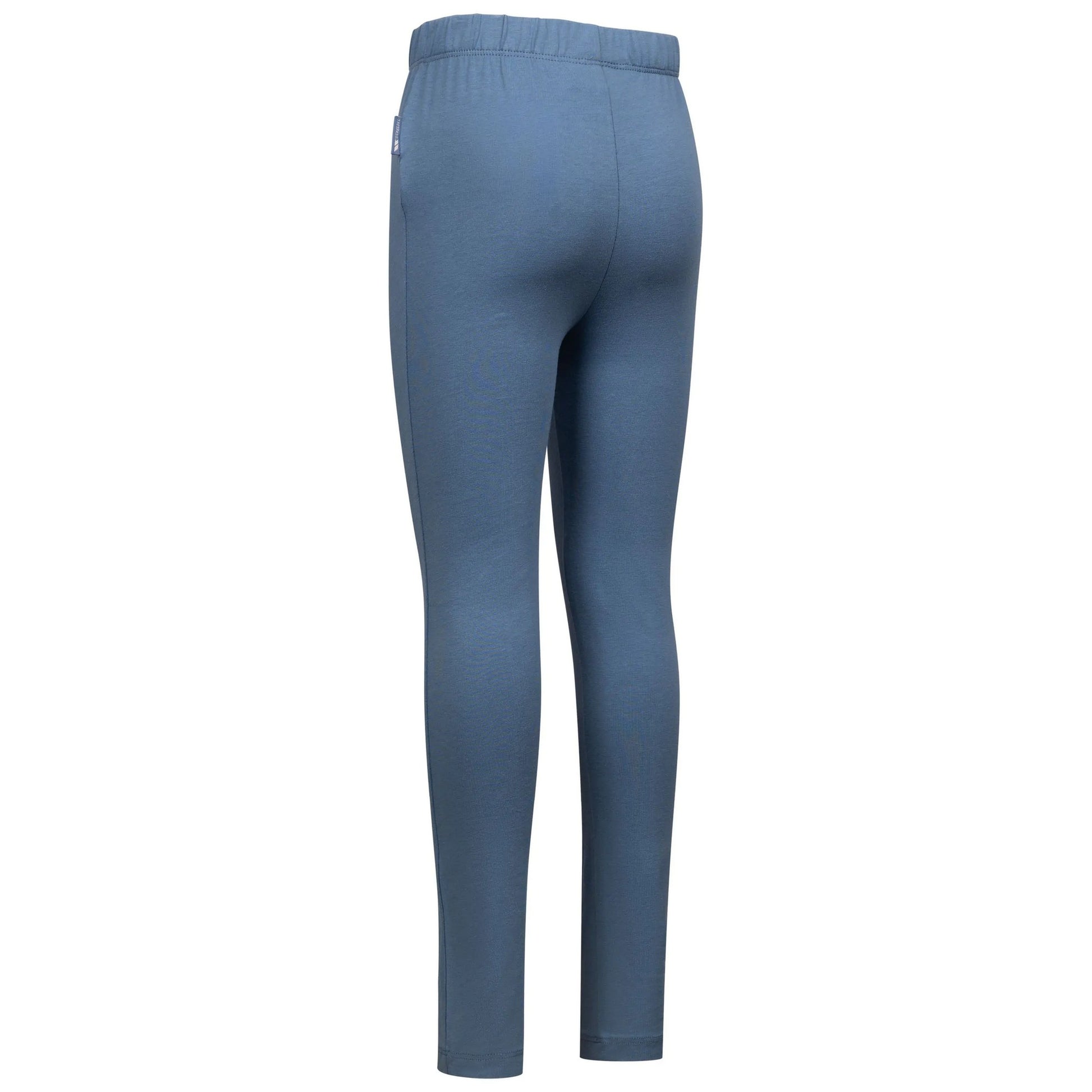 Denim Blue - Back - Trespass Girls March Stretch Leggings