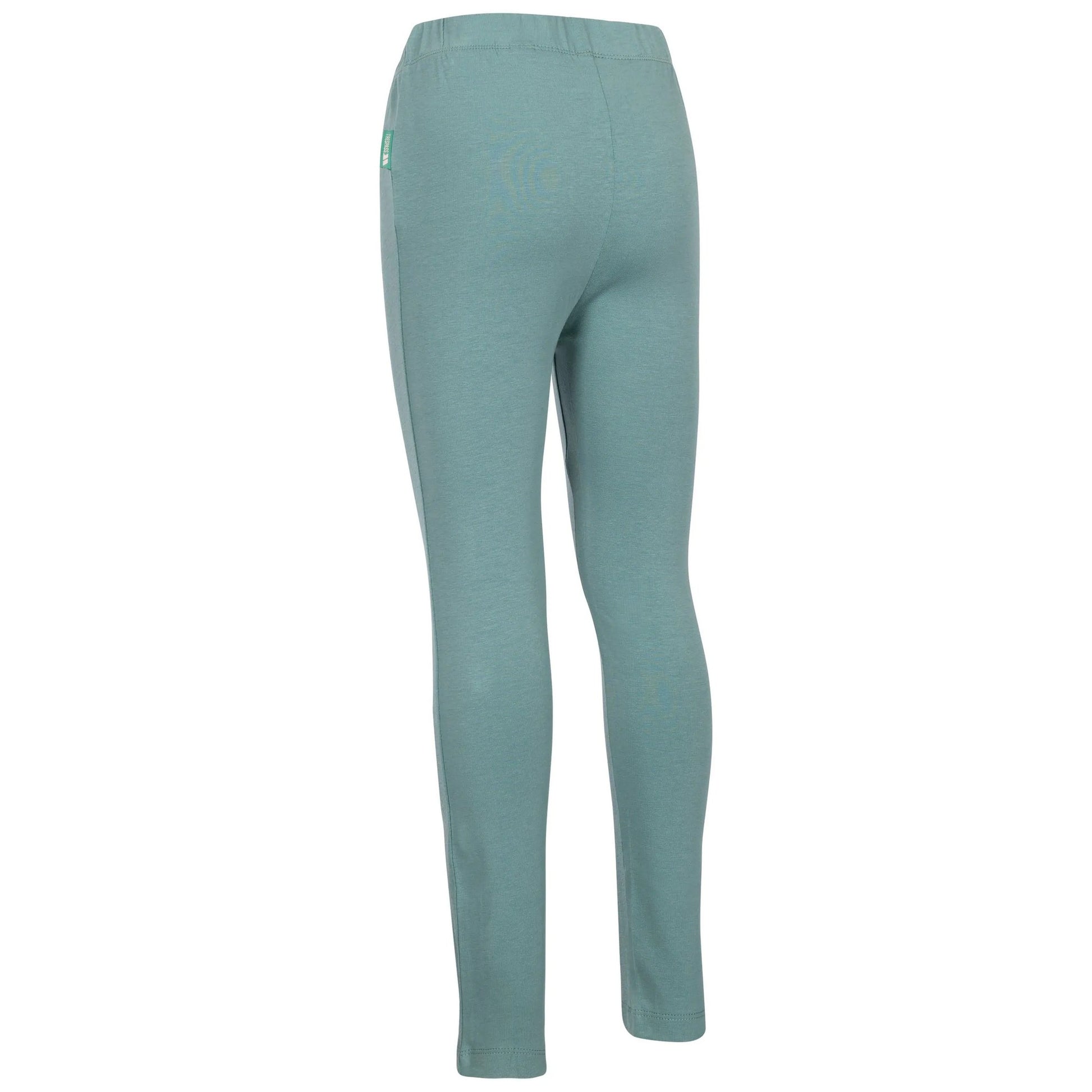 Teal Mist - Back - Trespass Girls March Stretch Leggings