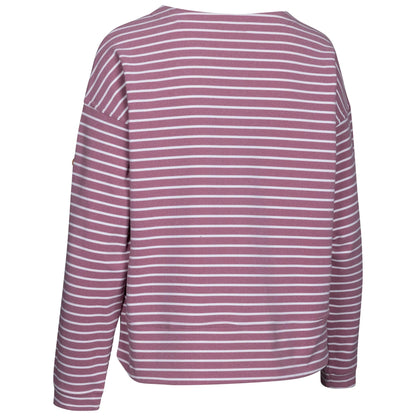 Light Mulberry - Back - Trespass Womens-Ladies Soothing Striped Marl Top