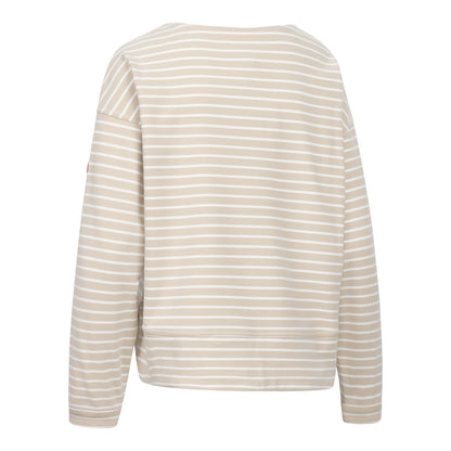 Soft Stone - Back - Trespass Womens-Ladies Soothing Striped Marl Top