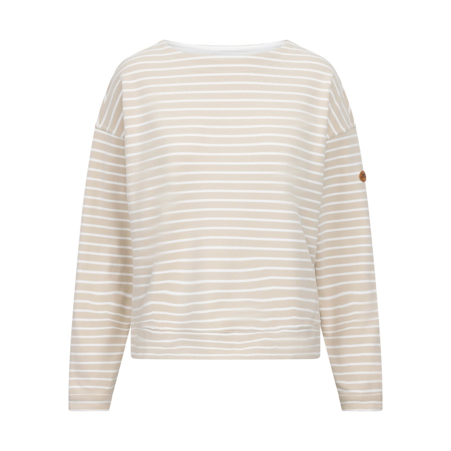 Soft Stone - Front - Trespass Womens-Ladies Soothing Striped Marl Top