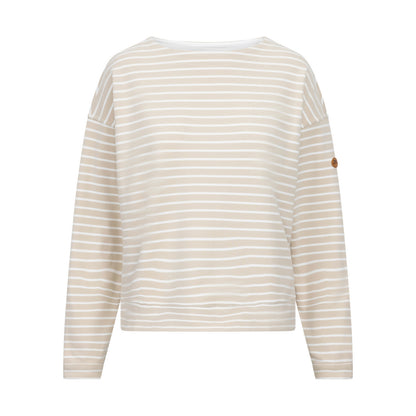 Soft Stone - Front - Trespass Womens-Ladies Soothing Striped Marl Top