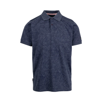 Navy - Front - Trespass Mens Cabra Polo Shirt