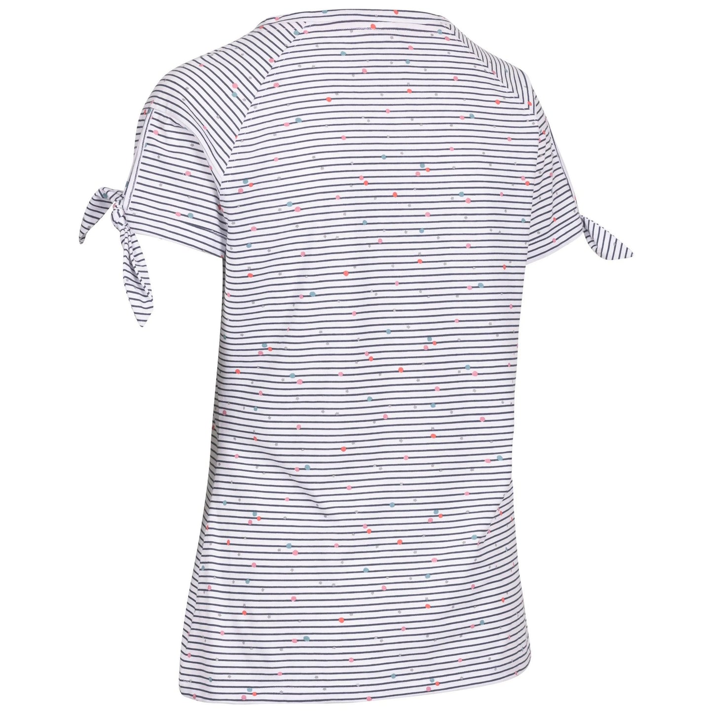 Navy - Back - Trespass Womens-Ladies Fernie Striped V Neck Top