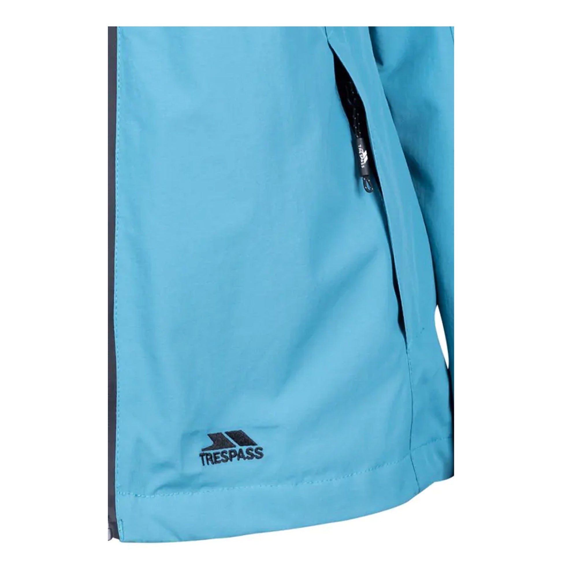 Storm Blue - Side - Trespass Womens-Ladies Tilbury TP75 Waterproof Jacket