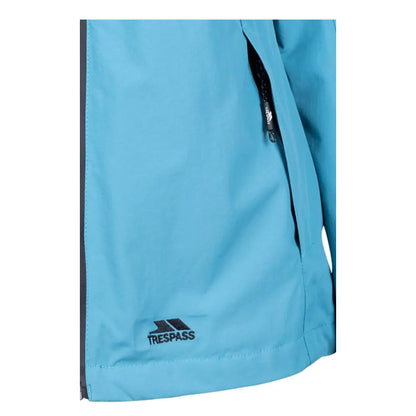 Storm Blue - Side - Trespass Womens-Ladies Tilbury TP75 Waterproof Jacket