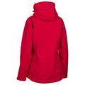 Red - Back - Trespass Womens-Ladies Tilbury TP75 Waterproof Jacket