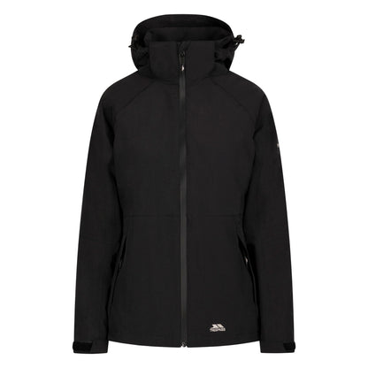 Black - Front - Trespass Womens-Ladies Tilbury TP75 Waterproof Jacket