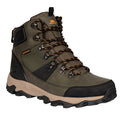 Olive - Front - Trespass Mens Conrad Waterproof Walking Boots