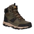 Olive - Front - Trespass Mens Conrad Waterproof Walking Boots