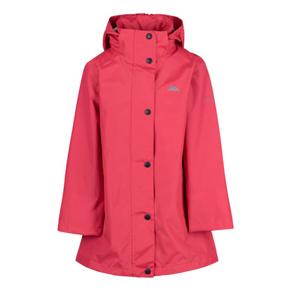 Strawberry - Front - Trespass Girls Sentimental Waterproof Jacket