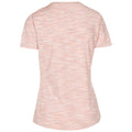 Blush Pink-White - Back - Trespass Womens-Ladies Hokku Striped T-Shirt