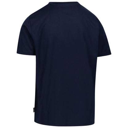 Navy - Back - Trespass Mens Landford Active Top
