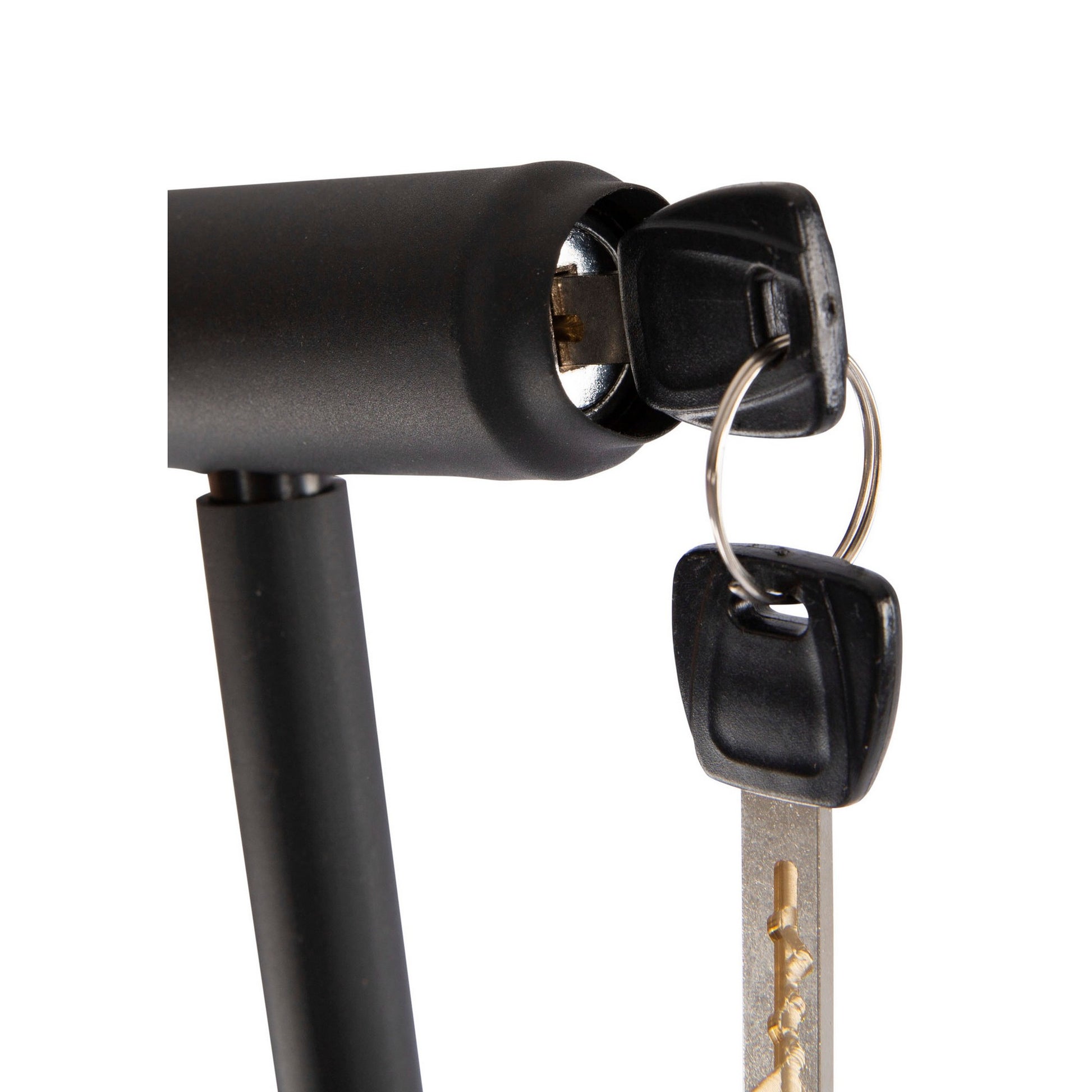 Black - Side - Trespass Locke Bike D-Lock