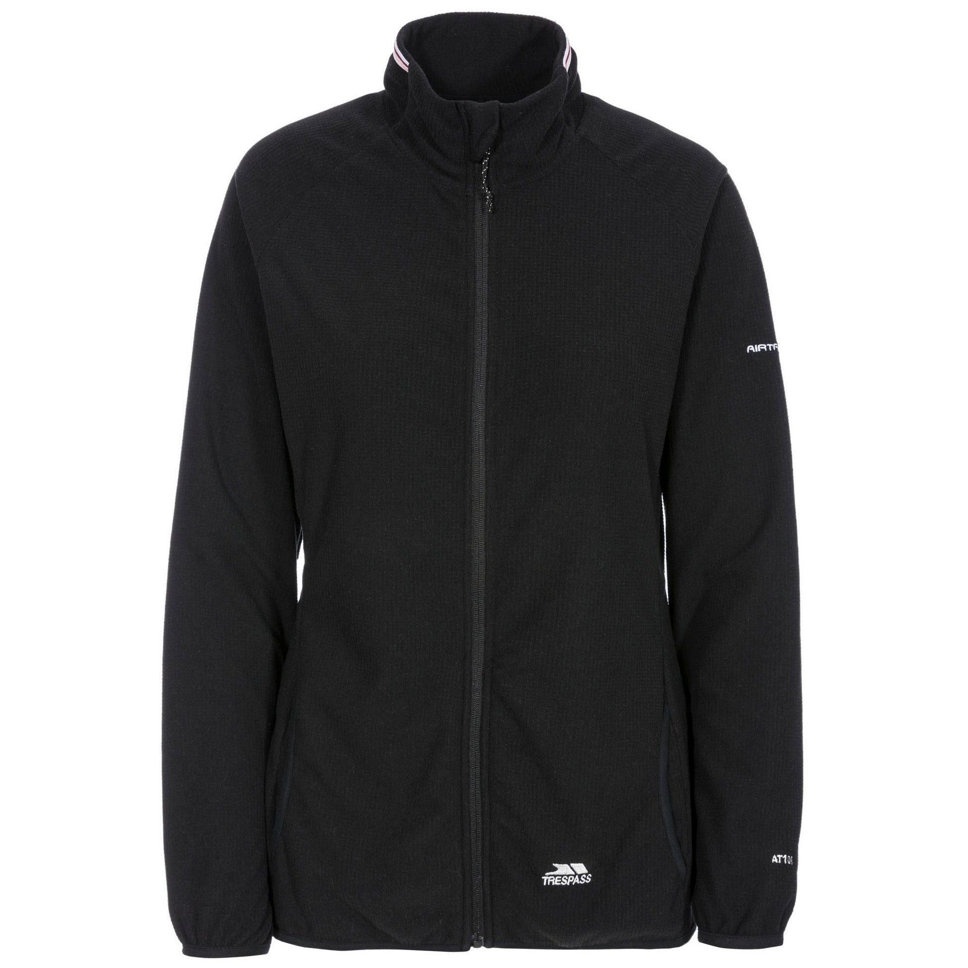 Black - Front - Trespass Womens-Ladies Ritzy AT100 Fleece Top