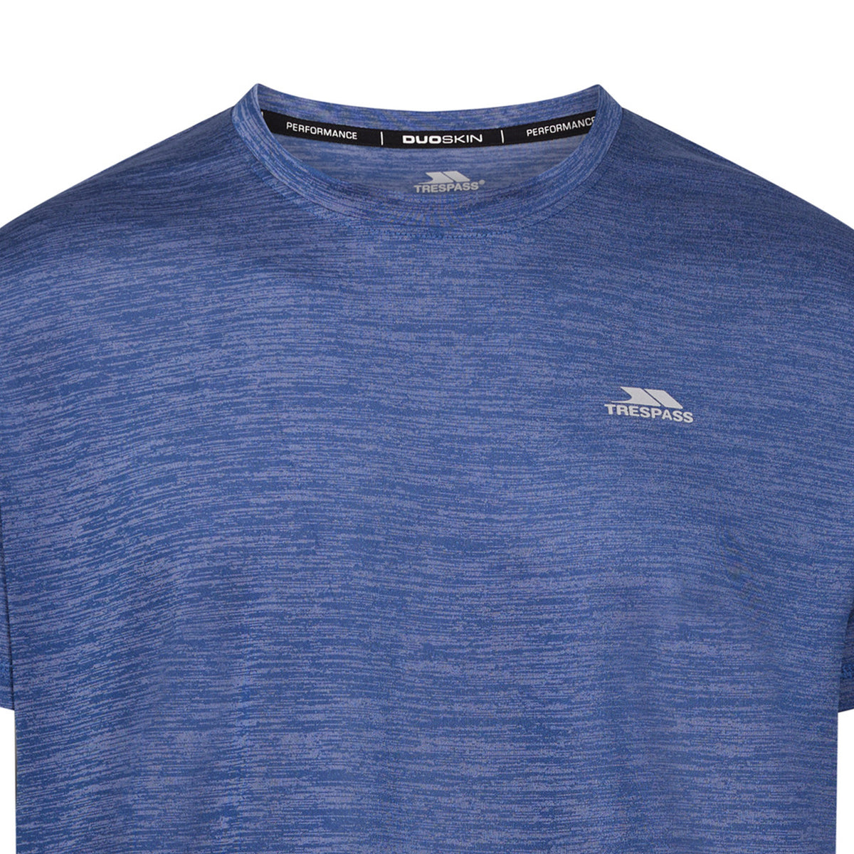 Dark Indigo Marl - Side - Trespass Mens Kearsley Active Top