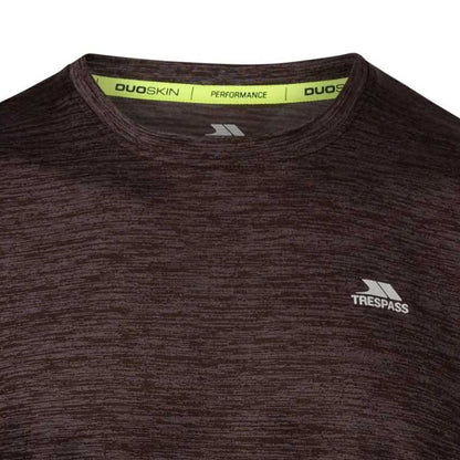 Dark Flint Marl - Side - Trespass Mens Kearsley Active Top