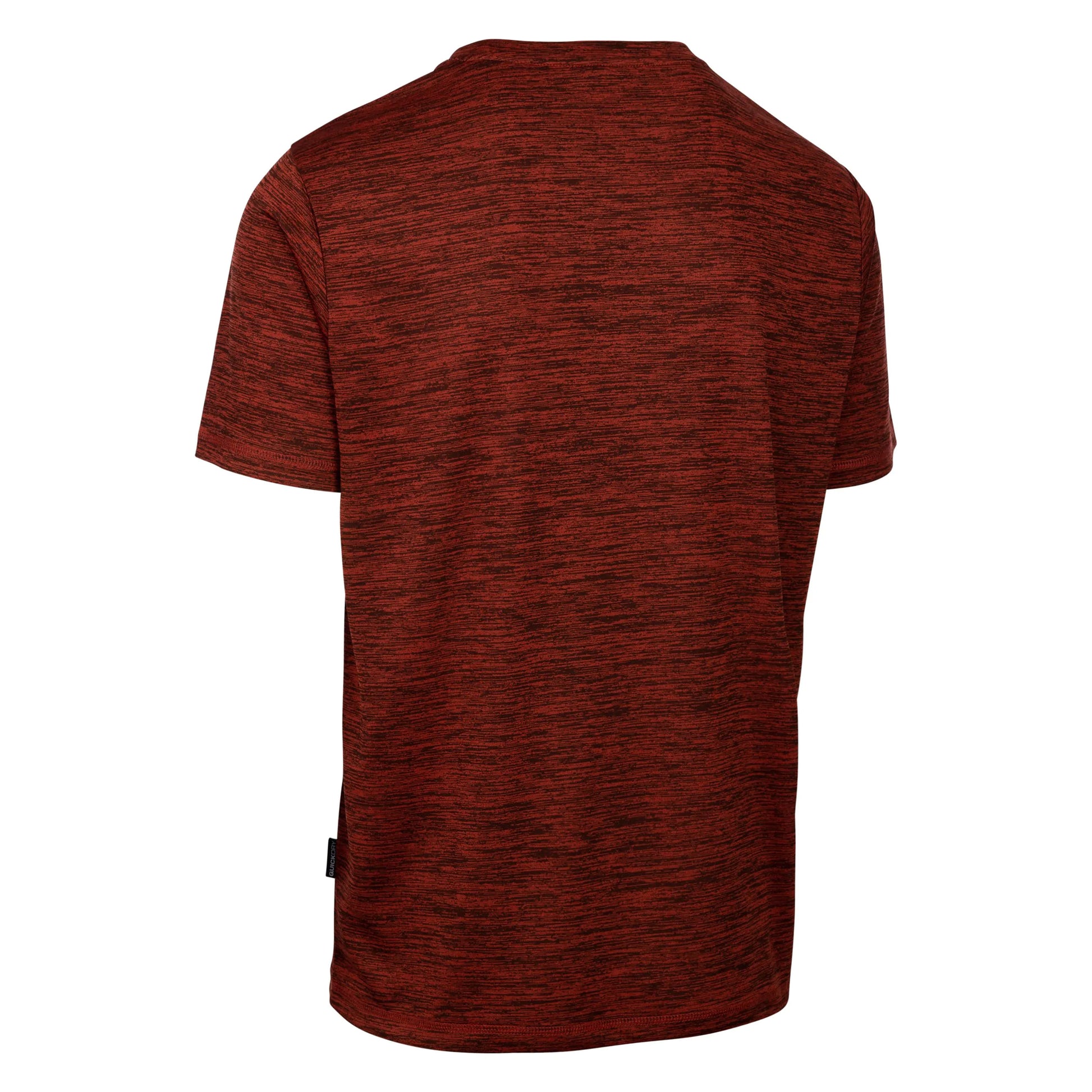 Burnt Orange Marl - Back - Trespass Mens Kearsley Active Top
