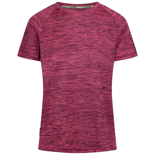 Cassis Marl - Front - Trespass Womens-Ladies Selinne Duo Skin Active Top