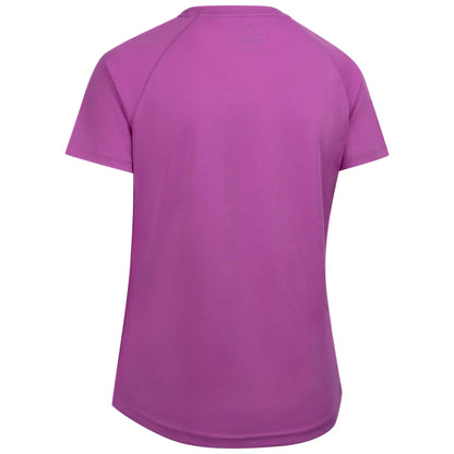Deep Pink - Back - Trespass Womens-Ladies Claudette Active Top