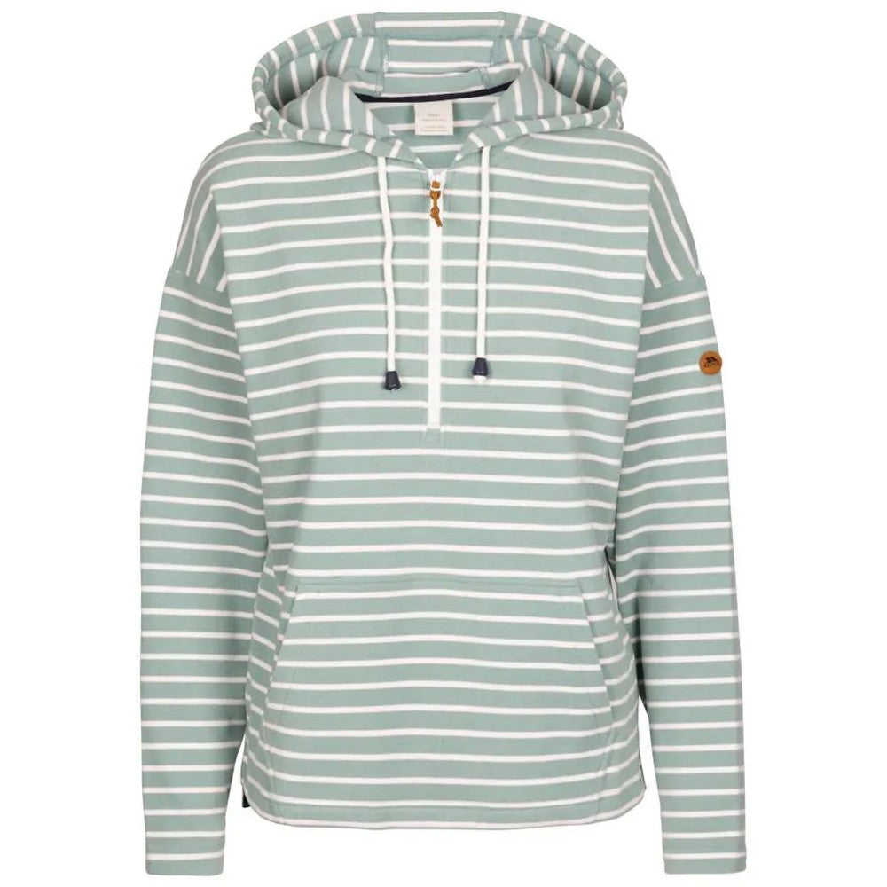 Teal Mist - Front - Trespass Womens-Ladies Softly Hoodie