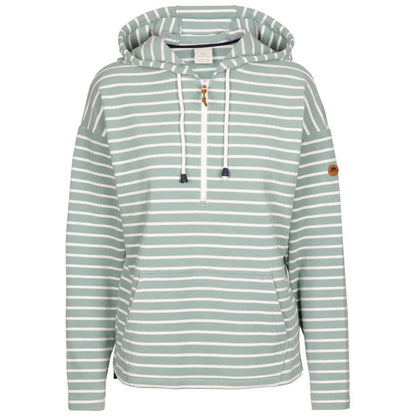 Teal Mist - Front - Trespass Womens-Ladies Softly Hoodie