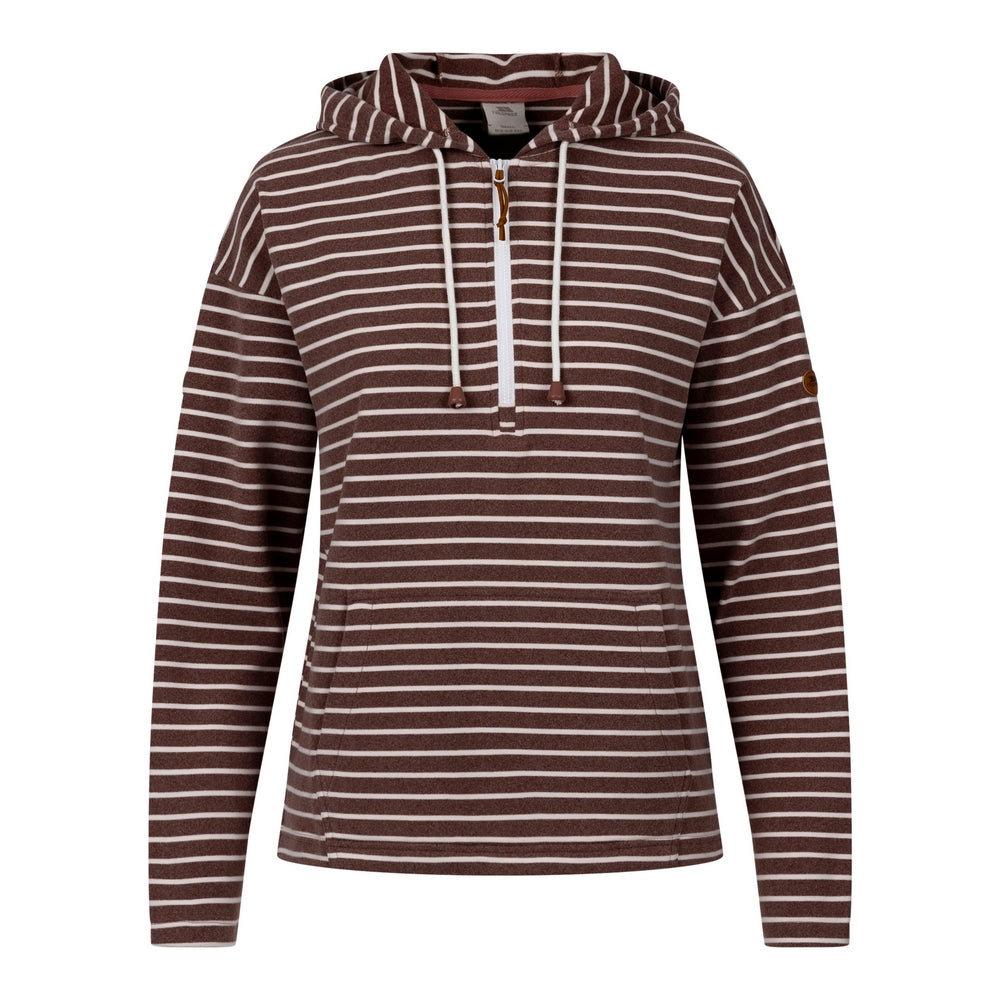 Chestnut - Front - Trespass Womens-Ladies Softly Hoodie