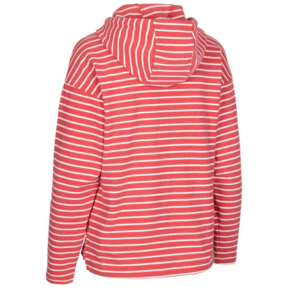 Red - Back - Trespass Womens-Ladies Softly Hoodie