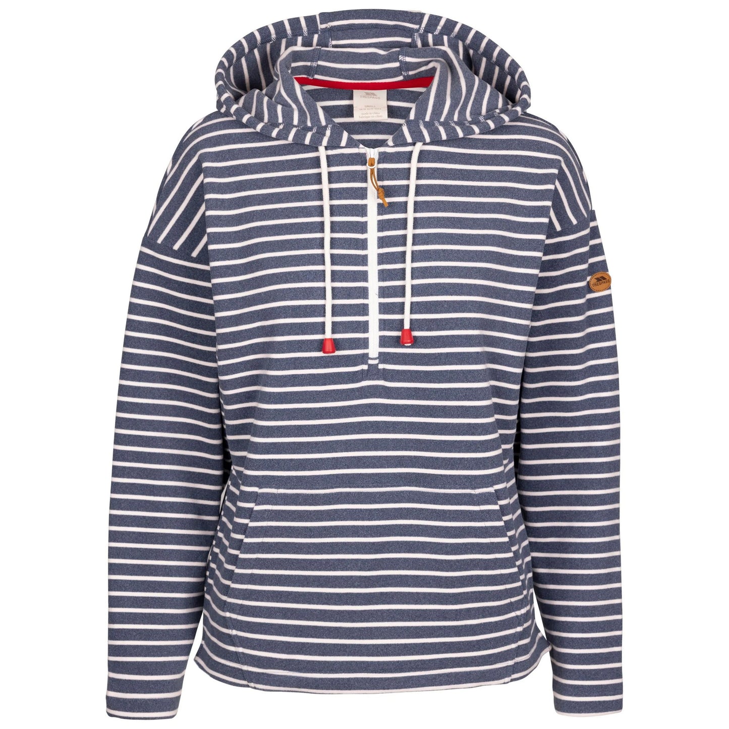 Navy - Front - Trespass Womens-Ladies Softly Hoodie