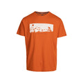 Burnt Orange Marl - Front - Trespass Mens Nellow Biker T-Shirt