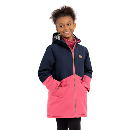 Strawberry - Side - Trespass Childrens-Kids Oleta Waterproof Raincoat