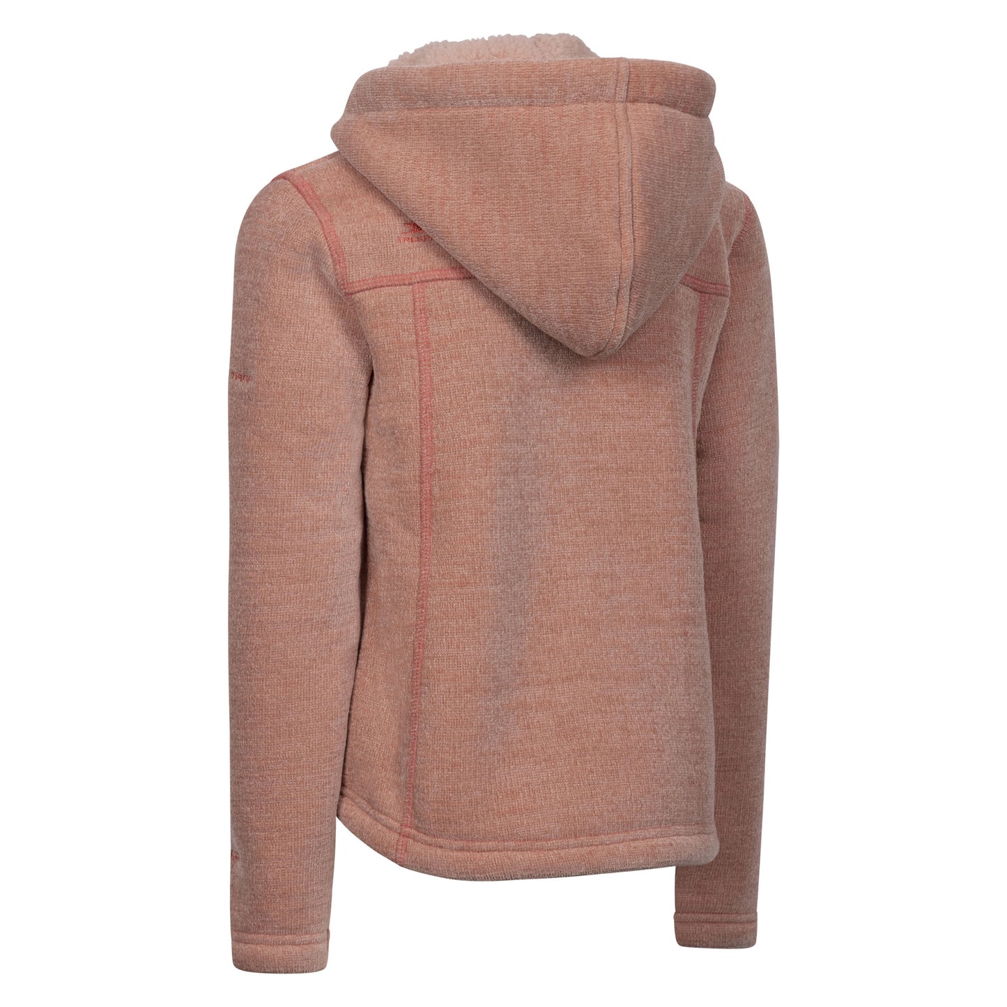 Mid Rose - Back - Trespass Girls Cossie Fleece Jacket