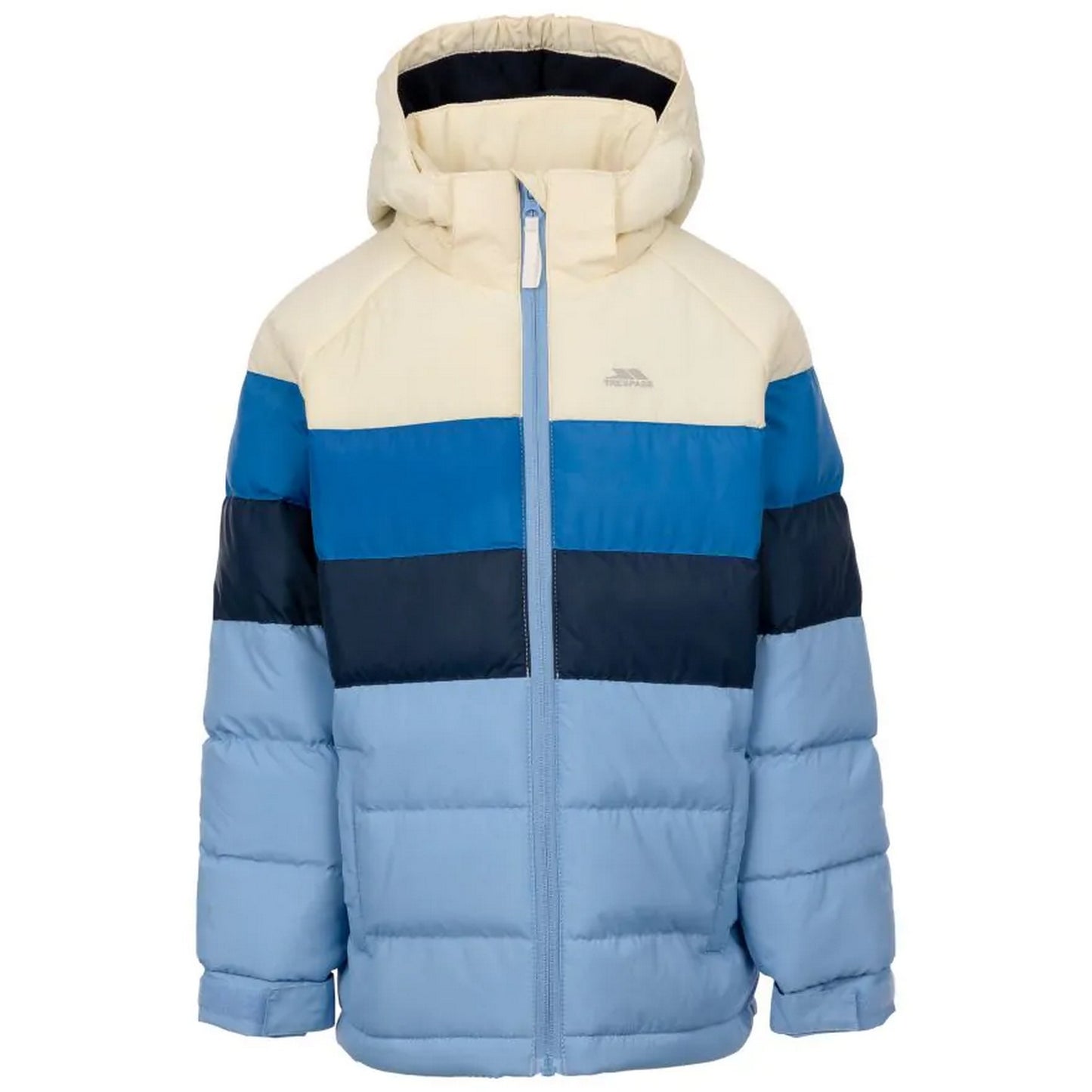 Cornflower - Front - Trespass Childrens-Kids Calmere Padded Jacket