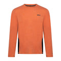 Burnt Orange Marl - Front - Trespass Mens Charlie Long-Sleeved T-Shirt