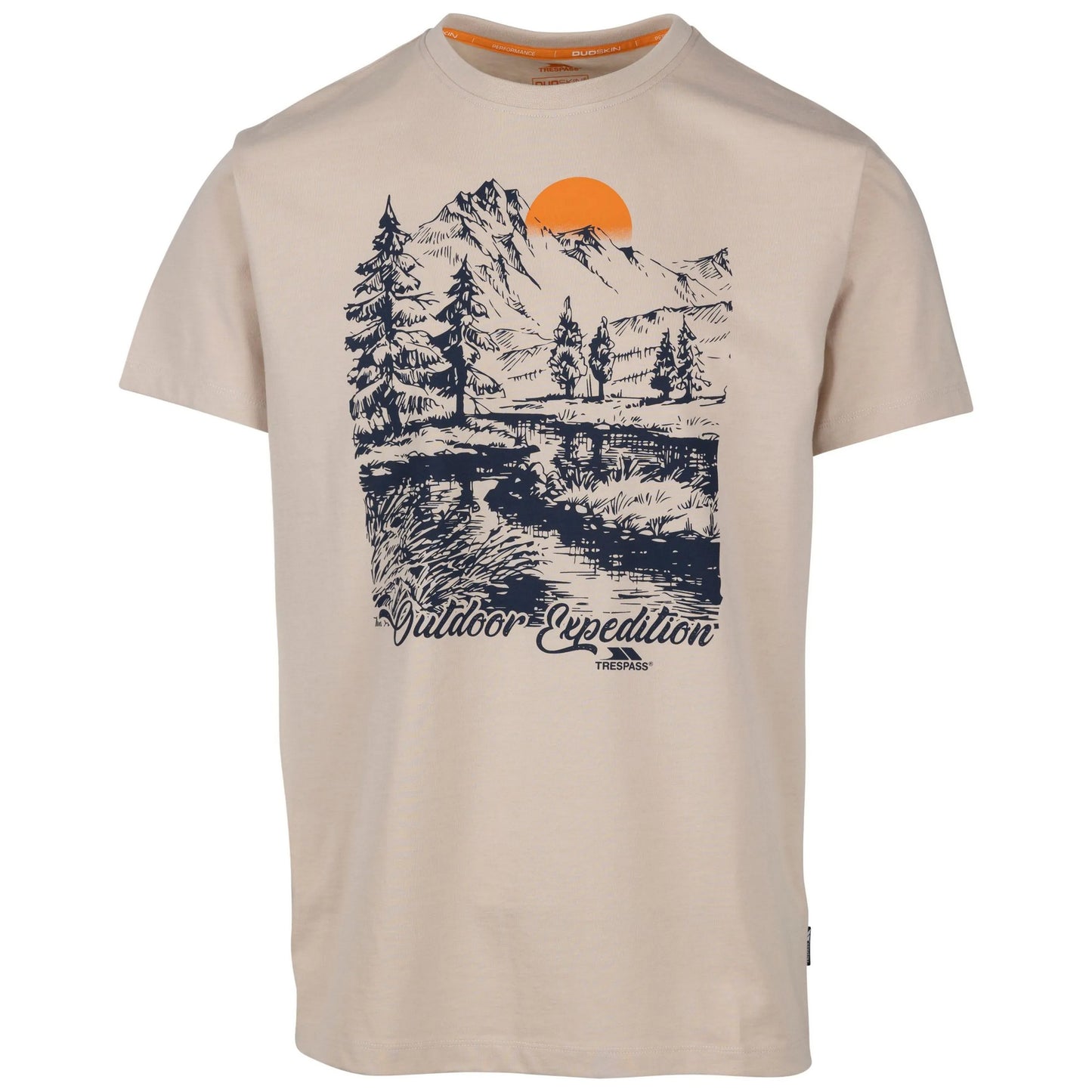 Soft Stone - Front - Trespass Mens Worden T-Shirt