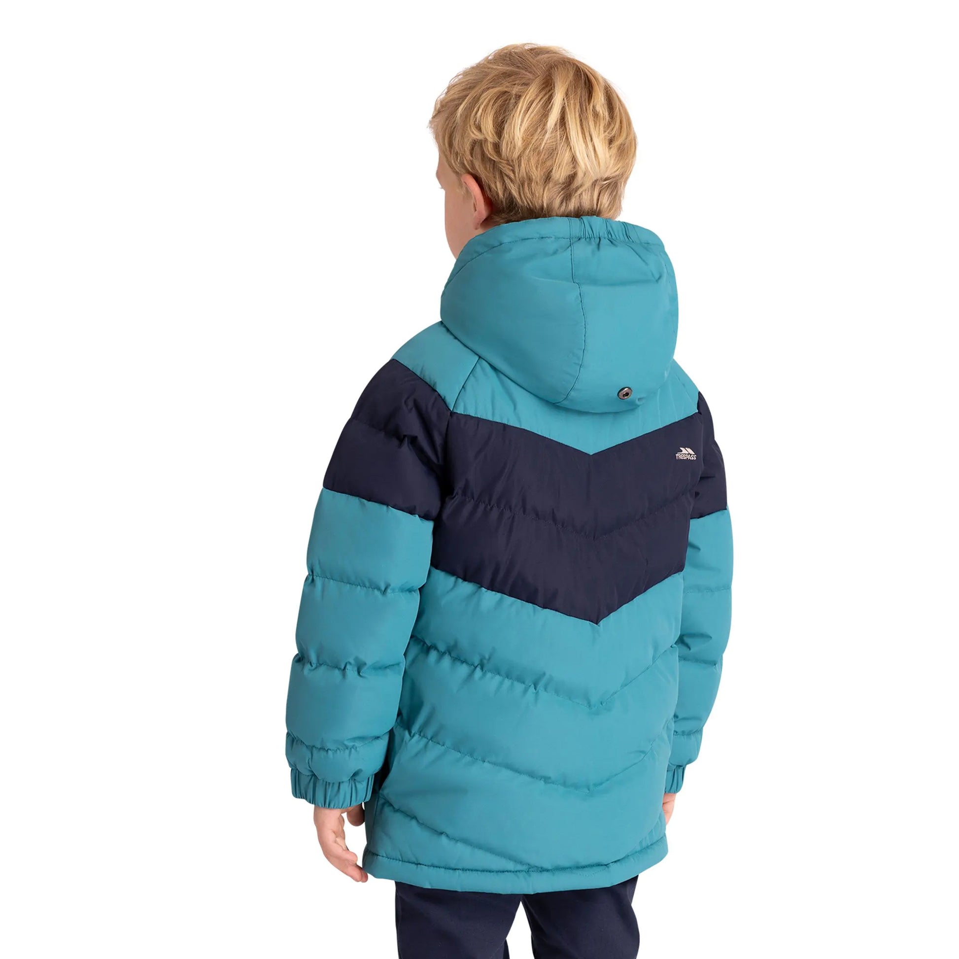 Light Teal - Lifestyle - Trespass Childrens-Kids Aldery Padded Jacket